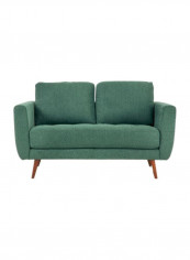 2-Seater Liverpool Sofa Green/Brown 145x92x70cm
