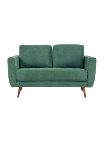 2-Seater Liverpool Sofa Green/Brown 145x92x70cm
