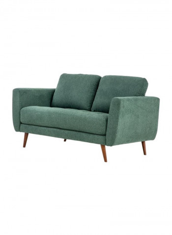 2-Seater Liverpool Sofa Green/Brown 145x92x70cm