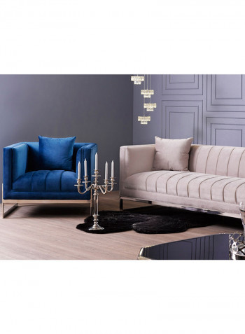 Dazzling 1-Seater Sofa Blue 91x72x86centimeter