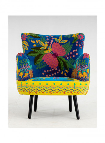 Soft Juviane Armchair Blue/Green/Yellow 77x76x83centimeter
