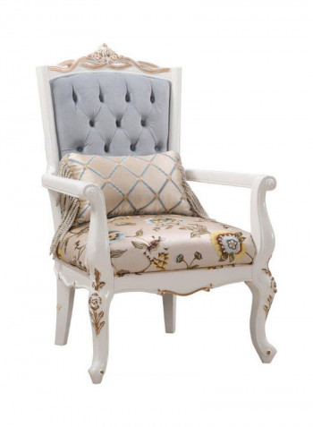 1 Seater Fabric Classic Sofa Multicolour