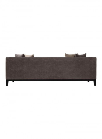 July 3-Seater Sofa Brown 240x76x85cm