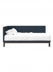 Mid Century Upholstered Modern Daybed With Mattress Blue