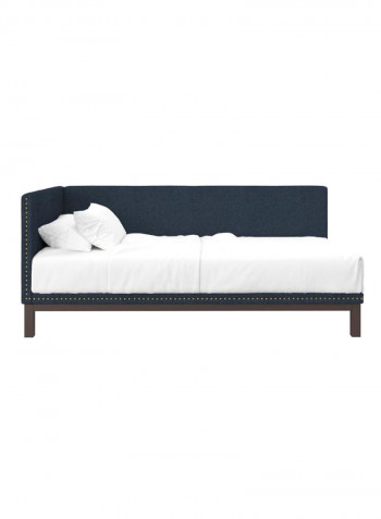Mid Century Upholstered Modern Daybed With Mattress Blue
