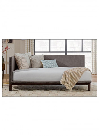 Mid Century Upholstered Modern Daybed With Mattress Blue
