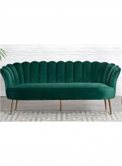 Petal 3-Seater Sofa Green 79x192cm