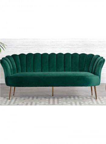 Petal 3-Seater Sofa Green 79x192cm