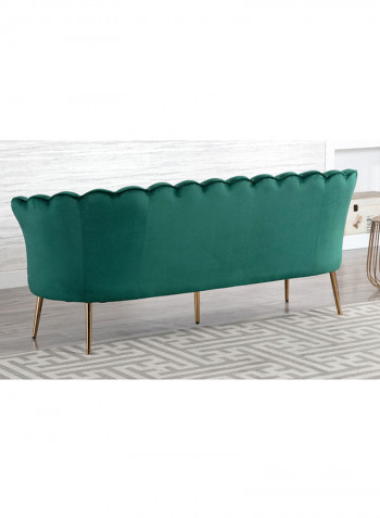 Petal 3-Seater Sofa Green 79x192cm