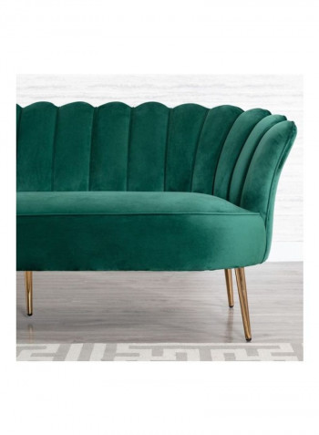 Petal 3-Seater Sofa Green 79x192cm