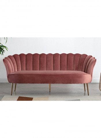 Petal 3-Seater Sofa Pink 79x192cm