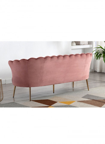 Petal 3-Seater Sofa Pink 79x192cm