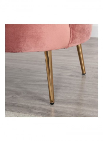 Petal 3-Seater Sofa Pink 79x192cm