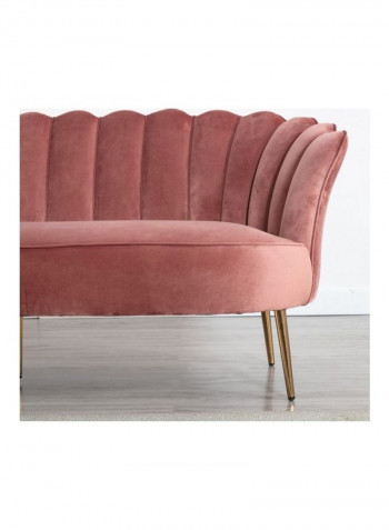 Petal 3-Seater Sofa Pink 79x192cm