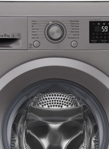 Fully Automatic Front Loading Washing Machine 8kg 8 kg F4J5TNP7S Stone Silver