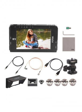 Full HD Monitor 7inch Black