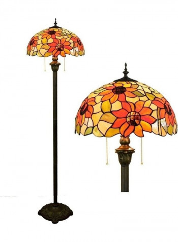 Sun Flower Bronze Floor Lamp US Plug Multicolour