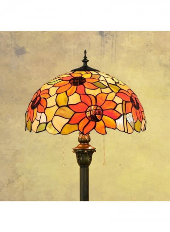 Sun Flower Bronze Floor Lamp US Plug Multicolour