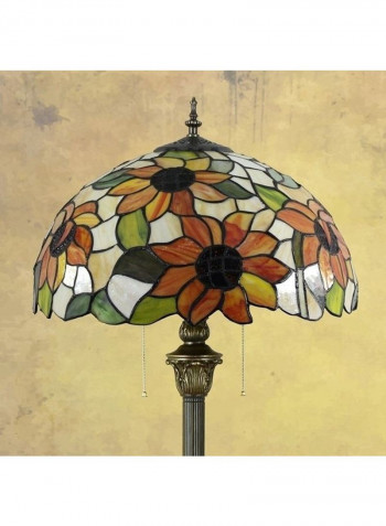 Sun Flower Bronze Floor Lamp US Plug Multicolour