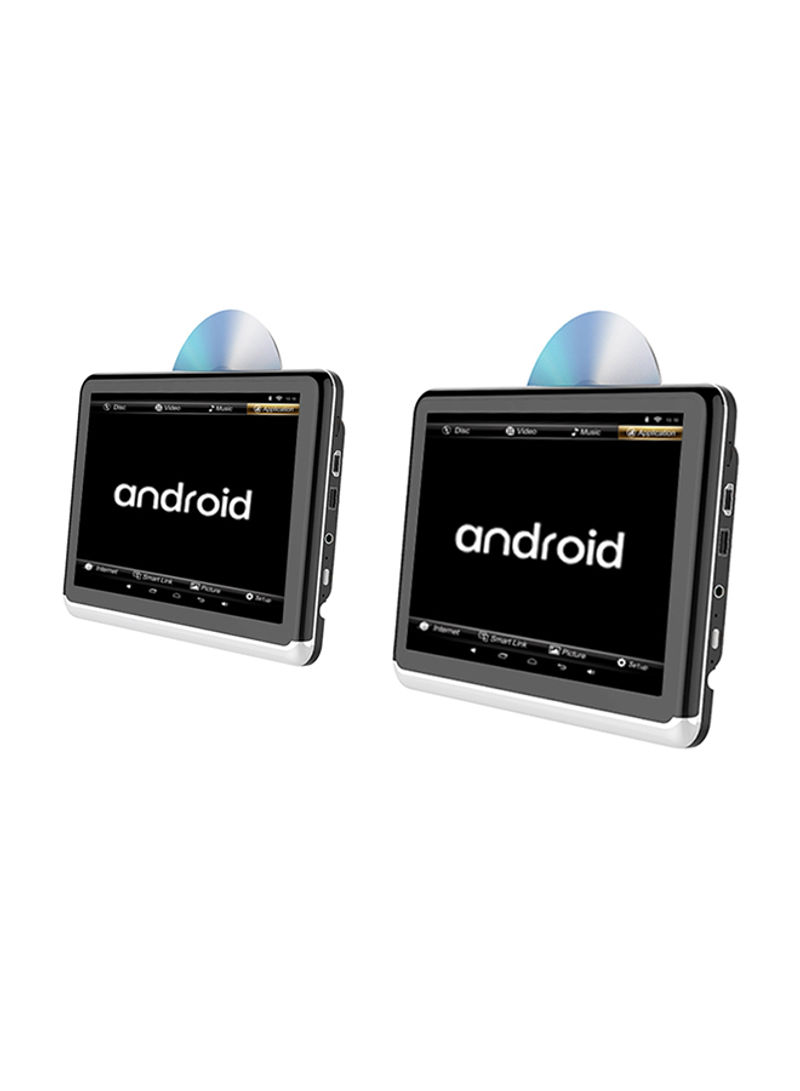 2-Piece Android 6.0 Car Back Seat Radio Receiver With Mp5 Player