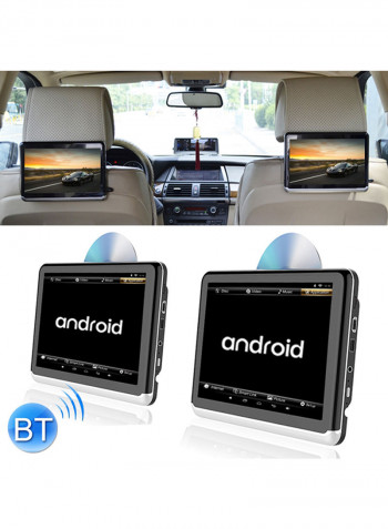2-Piece Android 6.0 Car Back Seat Radio Receiver With Mp5 Player