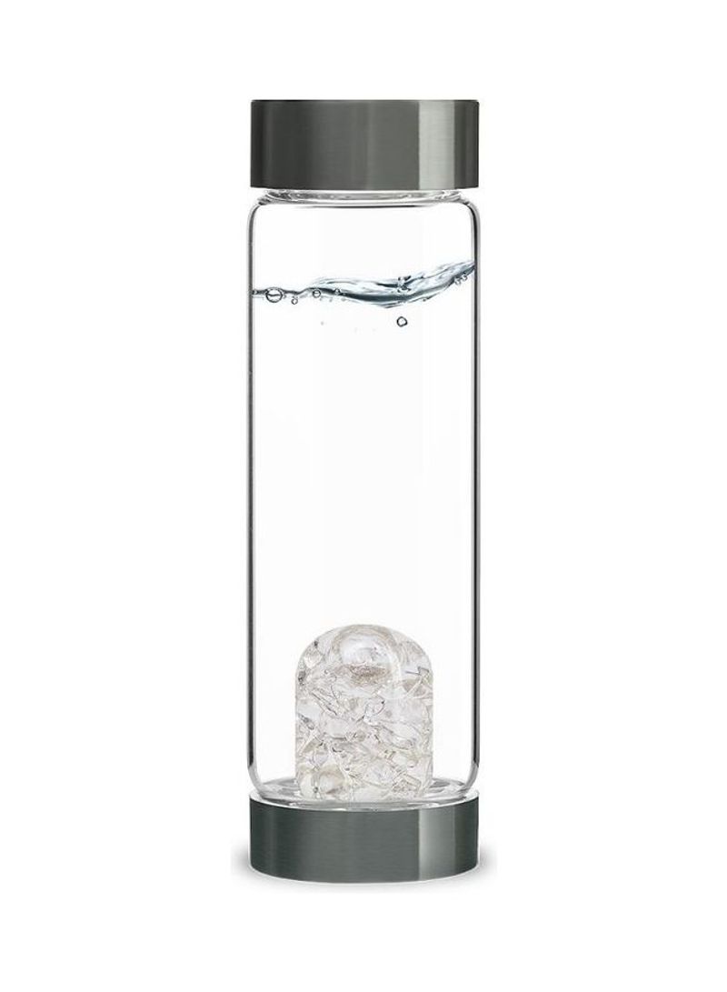 Diamonds Gem Water Bottle Clear/Grey