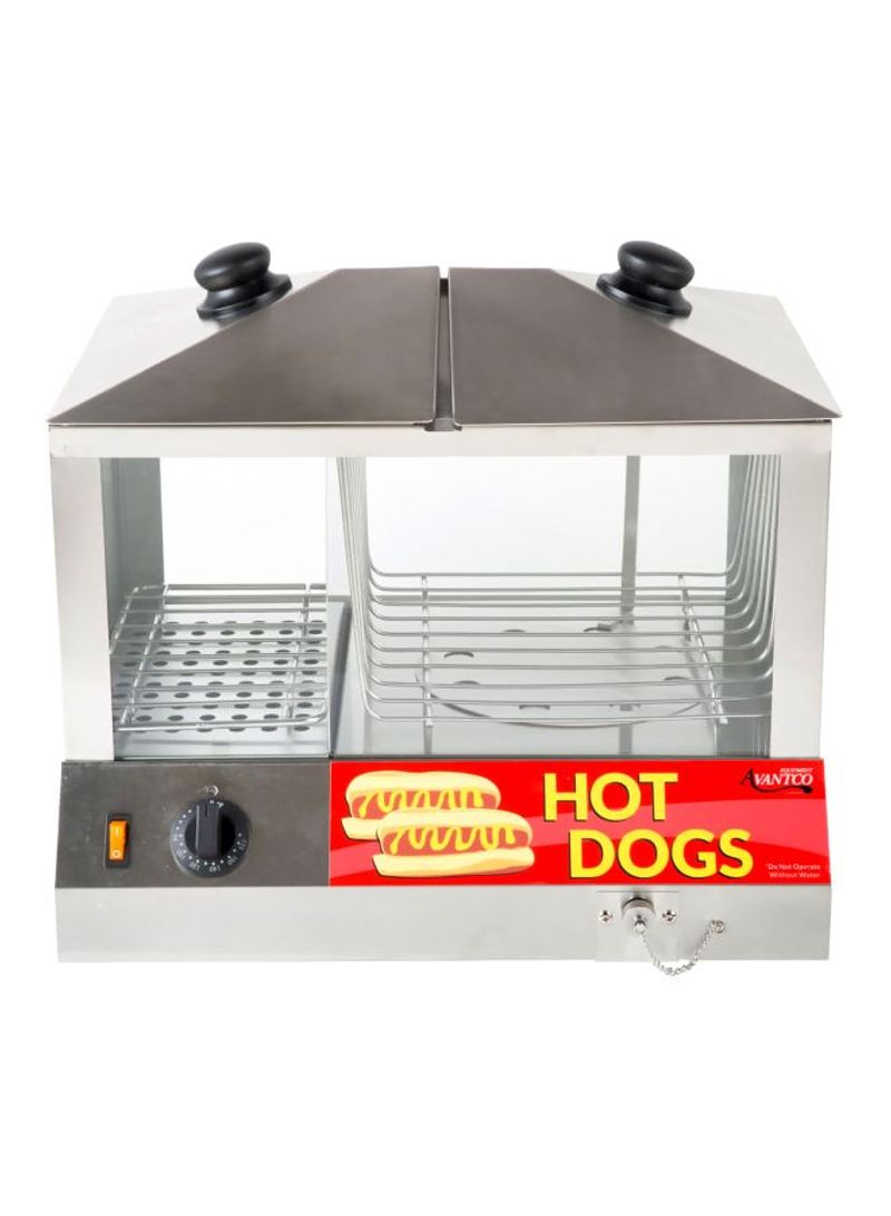 Hotdog Steamer 1300 W HDS-1300 Silver/Black/Clear