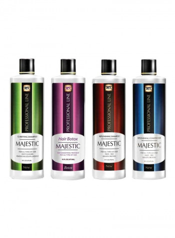 Pack Of 4 Hair Botox Complete Kit 16ounce