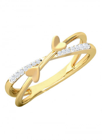 18K Gold Exquisite Design Diamond Ring