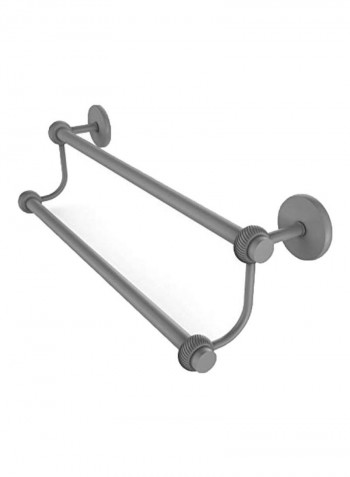 Double Towel Bar Matte Grey 36inch