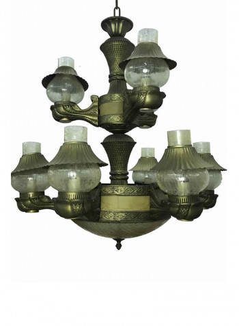 Chandelier Green/White 800x900millimeter