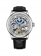 Men's Casual Leather Automatic Skeleton Wrist Watch 3917.1