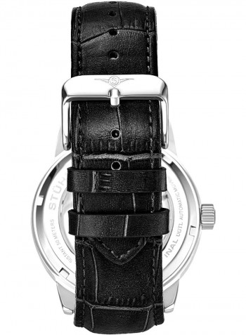 Men's Casual Leather Automatic Skeleton Wrist Watch 3917.1