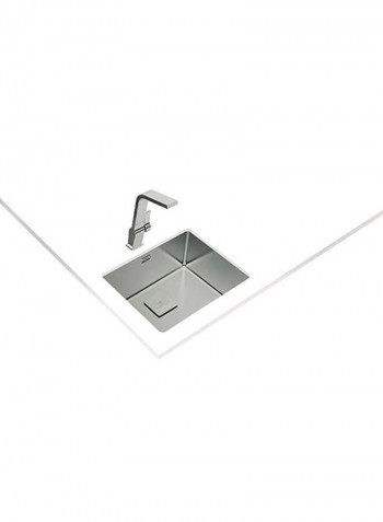 Flexlinea Rs15 50.40 3-In-1 Installation Stainless Steel Sink With One Bowl Silver 540x440x200mmmm