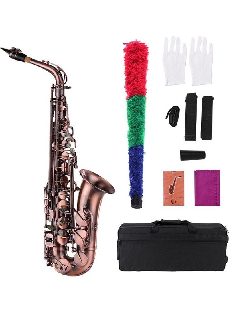 High Grade Bent Eb Alto Saxophone Beginners Kit