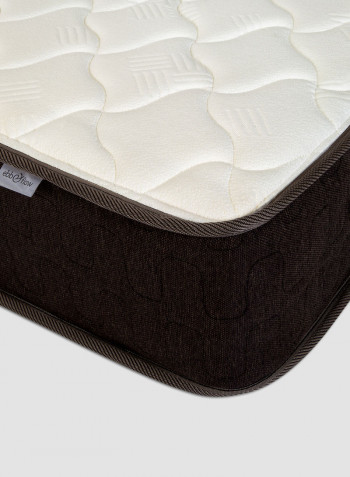 Pockets Springs Luxury King Size Medium Firm Mattress Beige/Brown 180 x 200cm