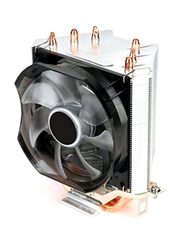 CPU Heatsink Water Cooling Fan Silver/Black