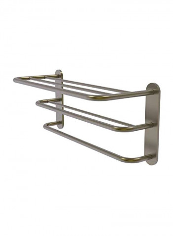 3-Tier Towel Holder Silver 23inch