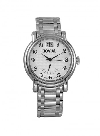 Men's Casual Stainless Steel Quartz Analog Wrist Watch 6619 GSMQ 01