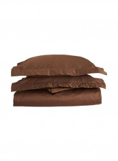 3-Piece Duvet Cover Set Mocha King/California King