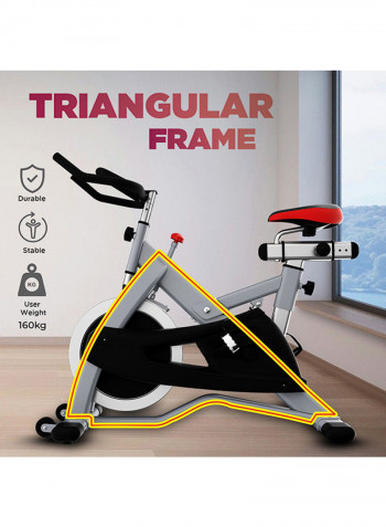 Commercial Grade Spin Bike Exercise Cycle For Gyms 24.40x41.30x47inch