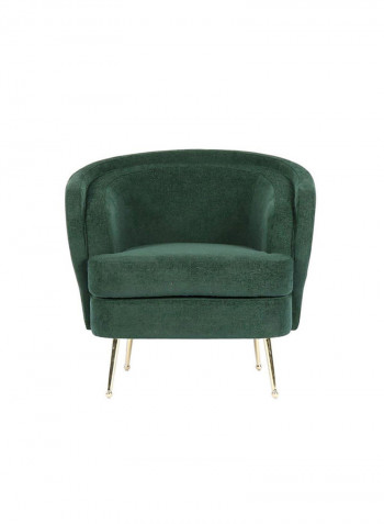 1 Seater Selma Fabric Sofa Green 89x89x66cm