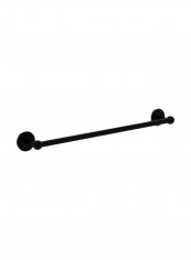 Prestige Skyline Collection Back Shower Door Towel Bar Matte Black 24inch