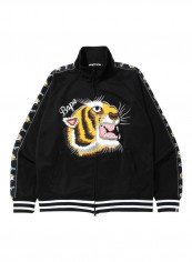 Long Sleeves Tiger Printed Jacket أسود/أصفر/بني تقييمات Long Sleeves Tiger Printed Jacket أسود/أصفر/بني