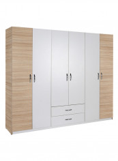 6-Door And 2-Drawers Wardrobe Multicolour 240 x 209 x 53centimeter reviews 6-Door And 2-Drawers Wardrobe Multicolour 240 x 209 x 53centimeter