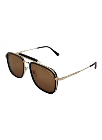 Rectangular Sunglasses - Lens Size: 56 mm للرجال