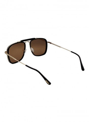 Rectangular Sunglasses - Lens Size: 56 mm للرجال