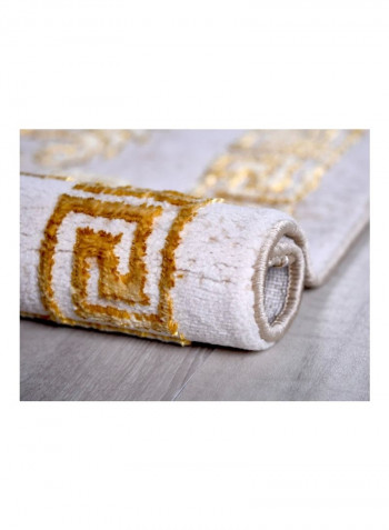Trend Collection Carpet Modern Contemporary Area Rug Beige/Gold 200x290centimeter