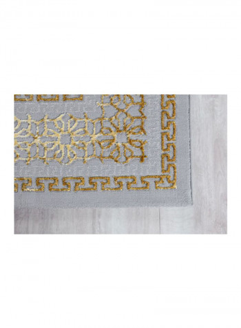 Trend Collection Carpet Modern Contemporary Area Rug Grey/Yellow 200x290centimeter