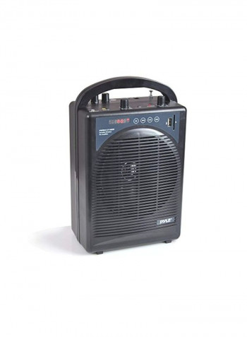 9 Piece Portable Bluetooth PA Speaker Amplifier System With Microphone Set B01BMM2BJM Black